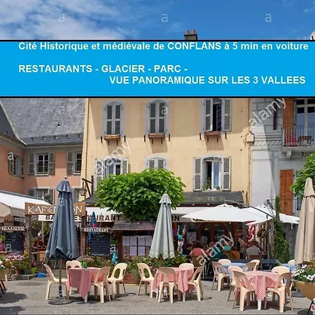 Duplex 54 M2, 2 Chambres, 3 Lits, Climatisation, Parking Prive 500 M Du Centre - La Tarine - Label De France Appartement Albertville